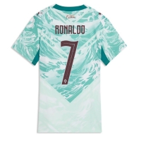 Camiseta Portugal Cristiano Ronaldo #7 Segunda Equipación Replica Mundial 2026 para mujer mangas cortas